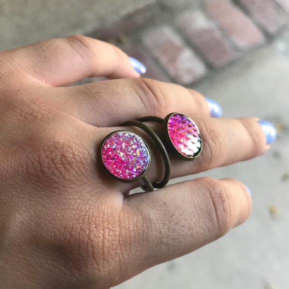 Red Pink Jewelry Set - Picture 6 of 6